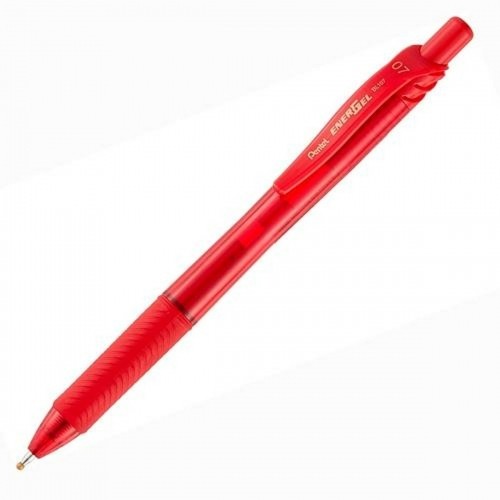Pildspalva Pentel EnerGel 0,35 mm Sarkans (12 gb.) image 1