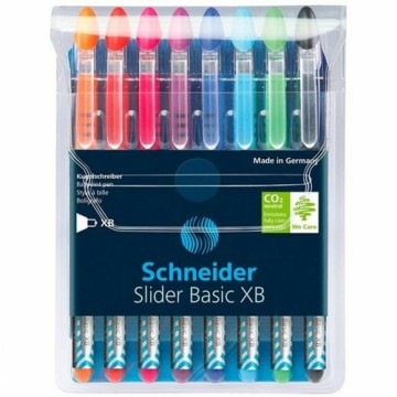 Lodīšu Pildspalvu Komplekts Schneider Slider Basic XB Daudzkrāsains 8 Daudzums