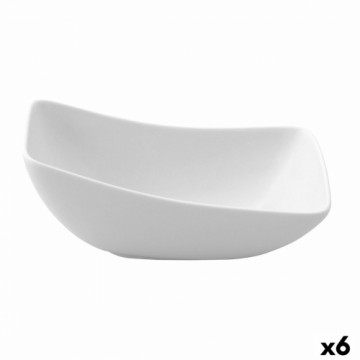 Bļoda Ariane Vital Kvadrāta Keramika Balts (Ø 14 cm) (6 gb.)