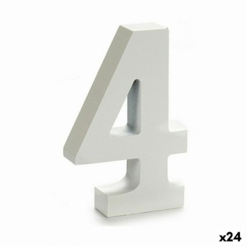 Pincello Номера 4 Деревянный Белый (2 x 16 x 14,5 cm) (24 штук)