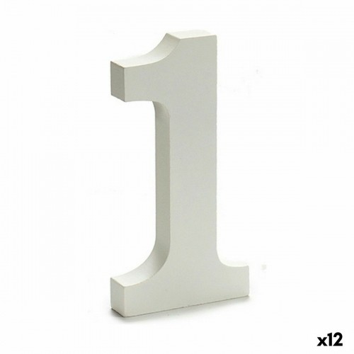Pincello Номера 1 Деревянный Белый (1,8 x 21 x 17 cm) (12 штук) image 1