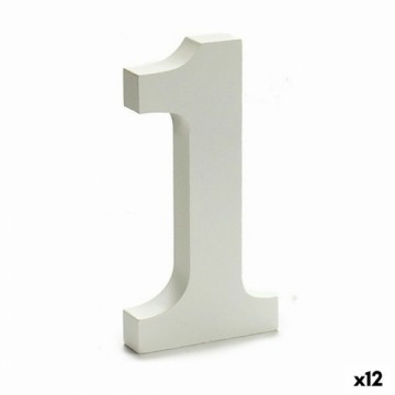Pincello Номера 1 Деревянный Белый (1,8 x 21 x 17 cm) (12 штук)