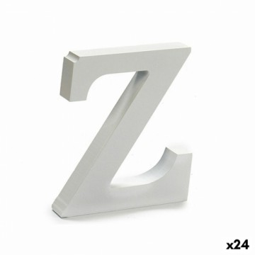 Pincello письмо Z Деревянный Белый (2 x 16 x 14,5 cm) (24 штук)