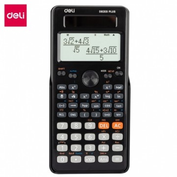 Deli Scientific Calculator 252F-textbook display BLACK