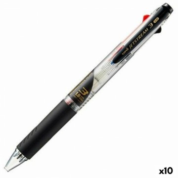 Ручка Uni-Ball Jetstream Красный Чёрный Синий 10 штук