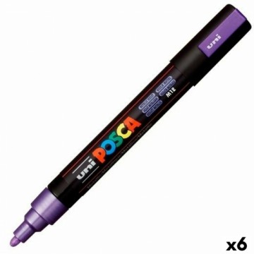 Marķiera Pildspalva POSCA PC-5M Violets (6 gb.)