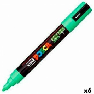 Marķiera Pildspalva POSCA PC-5M Gaiši zaļš (6 gb.)