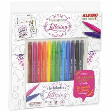 Набор маркеров Alpino Dual Artist Разноцветный 12 Предметы