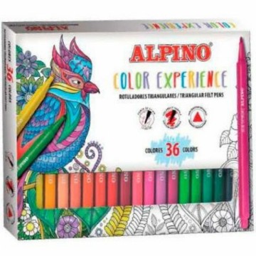 Flomasteru Komplekts Alpino Color Experience Daudzkrāsains 36 Daudzums