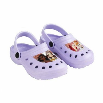 Pludmales krokšu apavi Princesses Disney Ceriņš