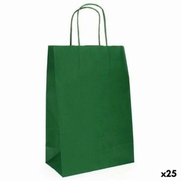 Бумажный пакет Fama 31 x 11 x 42 cm С ручками Темно-зеленый 125 g/m² (25 штук)