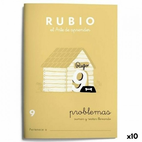 Mathematics notebook Rubio Nº9 Spāņu 20 Loksnes 10 gb. image 1