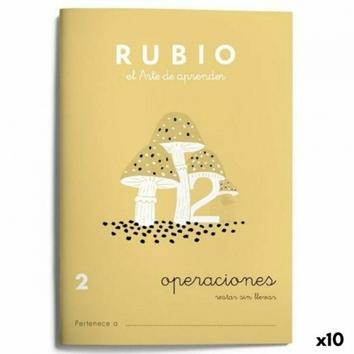 Mathematics notebook Rubio Nº2 Spāņu 20 Loksnes 10 gb. image 1