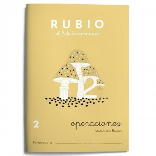 Mathematics notebook Rubio Nº2 Spāņu 20 Loksnes 10 gb. image 2