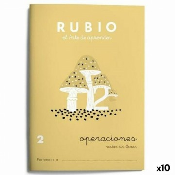 Mathematics notebook Rubio Nº2 испанский 20 Листья 10 штук