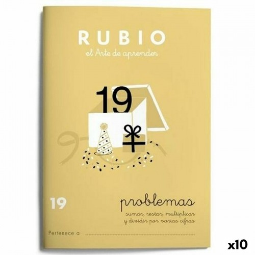 Mathematics notebook Rubio Nº19 Spāņu 20 Loksnes 10 gb. image 1
