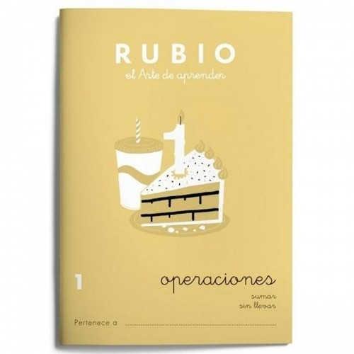 Mathematics notebook Rubio Nº1 Spāņu 20 Loksnes 10 gb. image 2