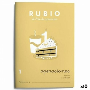 Mathematics notebook Rubio Nº1 испанский 20 Листья 10 штук