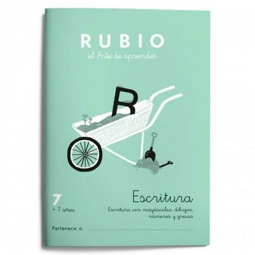 Writing and calligraphy notebook Rubio Nº07 Spāņu 20 Loksnes 10 gb. image 2