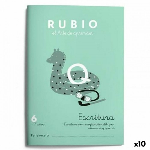 Writing and calligraphy notebook Rubio Nº06 Spāņu 20 Loksnes 10 gb. image 1