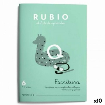 Writing and calligraphy notebook Rubio Nº06 испанский 20 Листья 10 штук