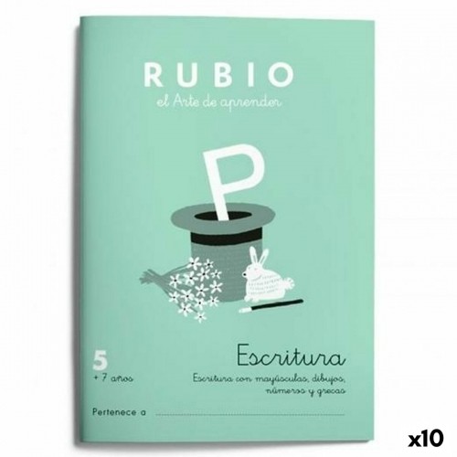 Writing and calligraphy notebook Rubio Nº05 Spāņu 20 Loksnes 10 gb. image 1