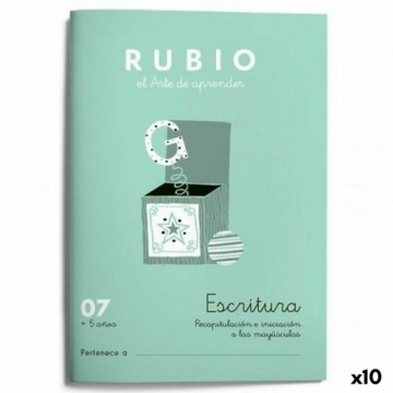 Writing and calligraphy notebook Rubio Nº07 испанский 20 Листья 10 штук