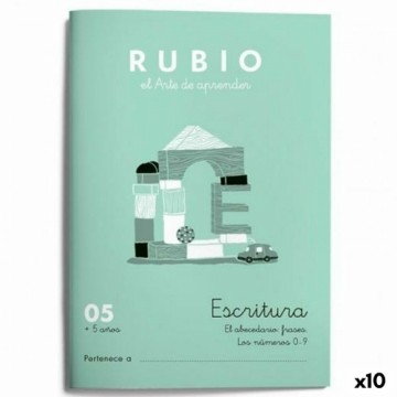 Writing and calligraphy notebook Rubio Nº05 испанский 20 Листья 10 штук