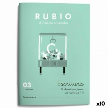 Writing and calligraphy notebook Rubio Nº03 Spāņu 20 Loksnes 10 gb.