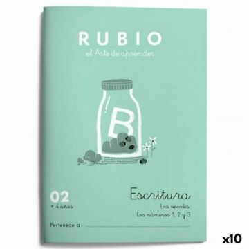 Writing and calligraphy notebook Rubio Nº02 Spāņu 20 Loksnes 10 gb.