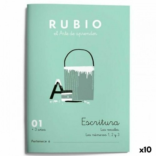 Writing and calligraphy notebook Rubio Nº01 Spāņu 20 Loksnes 10 gb. image 1
