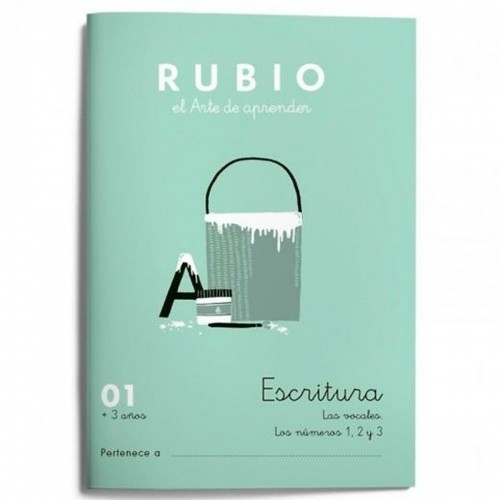 Writing and calligraphy notebook Rubio Nº01 Spāņu 20 Loksnes 10 gb. image 2