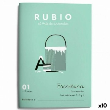 Writing and calligraphy notebook Rubio Nº01 испанский 20 Листья 10 штук
