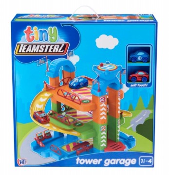TEAMSTERZ TINY Игровой набор с гаражом и 2 машинками