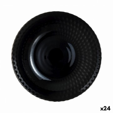 Глубокое блюдо Luminarc Pampille Чёрный Cтекло (20 cm) (24 штук)