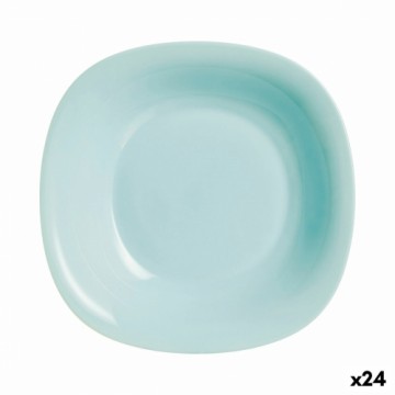 Dziļais šķīvis Luminarc Carine Tirkīzs Stikls (Ø 21 cm) (24 gb.)