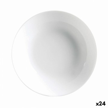 Dziļais šķīvis Luminarc Diwali Balts Stikls (20 cm) (24 gb.)