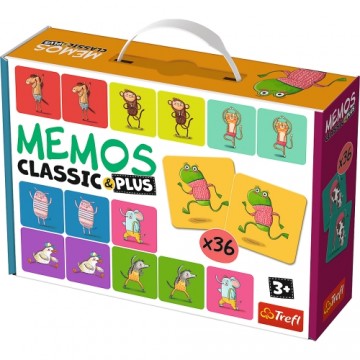 Trefl Games TREFL Memo Classic Plus Skaņas un kustības