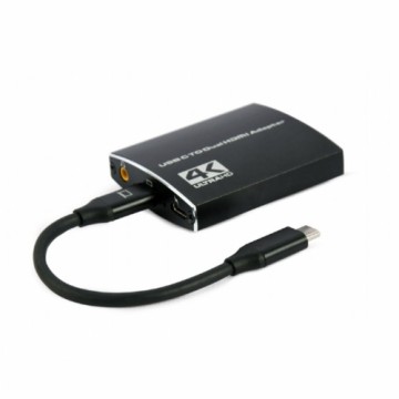 Кабель USB-C — HDMI GEMBIRD A-CM-HDMIF2-01 Чёрный
