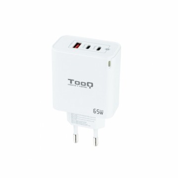Сетевое зарядное устройство TooQ TQWC-GANQC2PD65WT 65 W