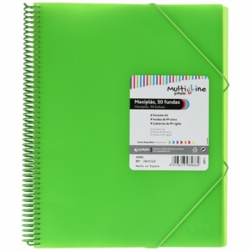 Папка-классификатор Grafoplas Maxiplás Зеленый A4 Спираль