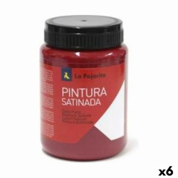 Tempera La Pajarita Carmin L-09 Красный сатин Школьный (35 ml) (6 штук)
