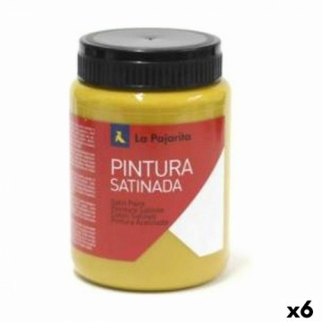 Tempera La Pajarita L-03 Oxide Dzeltens Satīna apdare Skolas (35 ml) (6 gb.)