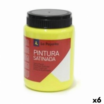 Tempera La Pajarita Lemon L-01 Жёлтый сатин Школьный (35 ml) (6 штук)