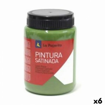 Tempera La Pajarita Mount L-16 Зеленый сатин Школьный (35 ml) (6 штук)