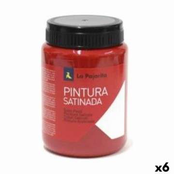Tempera La Pajarita L-07 Vermilion Красный сатин Школьный (35 ml) (6 штук)