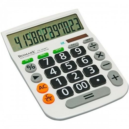 Kalkulators Bismark CD-2648T Balts image 1