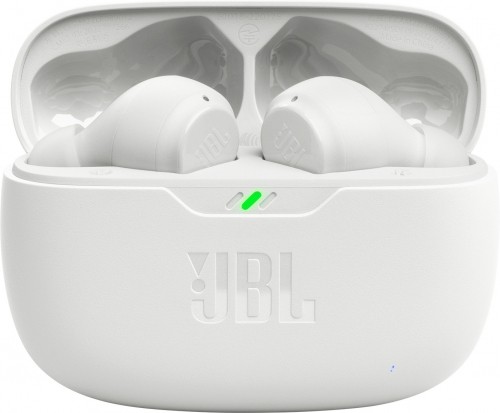 JBL wireless earbuds Wave Beam, white image 5