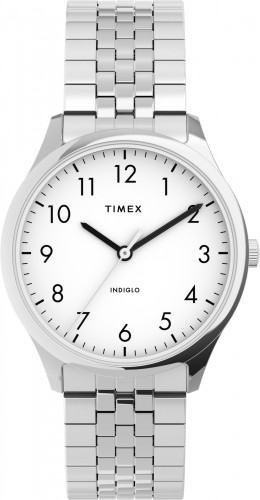 Timex Easy Reader® 32mm Nerūsējošā tērauda izplešanās joslas pulkstenis TW2U40300 image 1