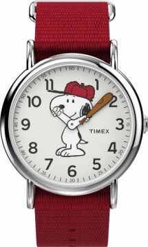 Timex x Peanuts - Snoopy 38mm Auduma siksniņas pulkstenis TW2R41400